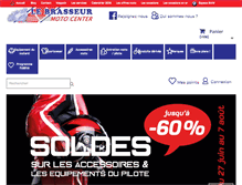 Tablet Screenshot of lebrasseur-moto.com